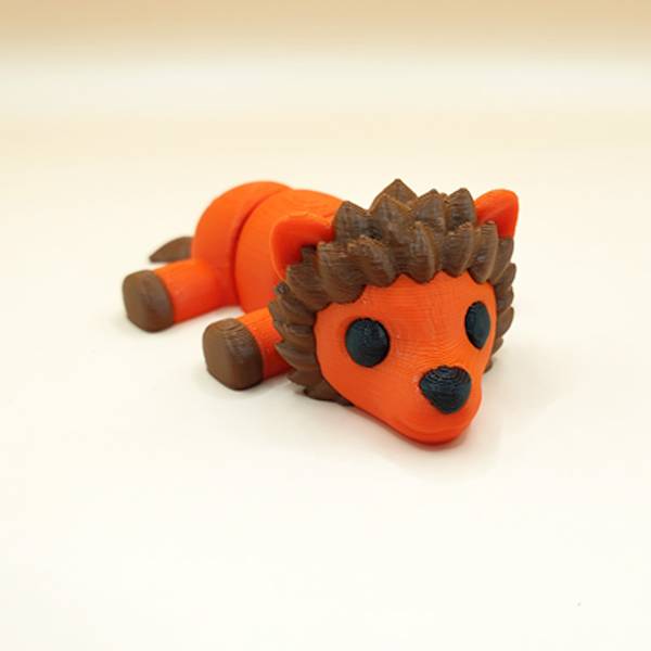 Lew w kolorze orange