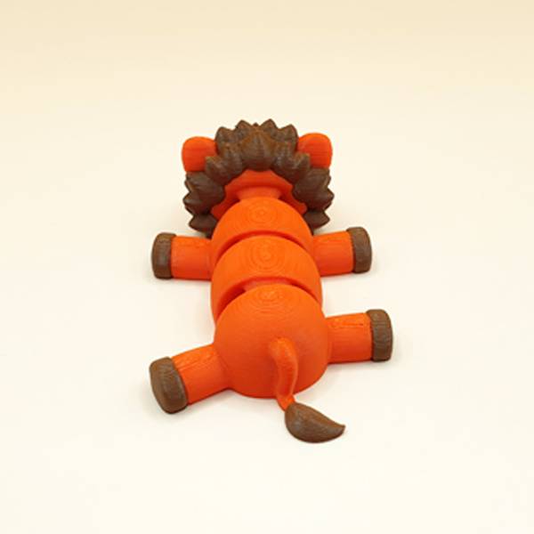 Lew w kolorze orange
