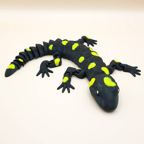 Salamandra plamista 3D - 24 cm