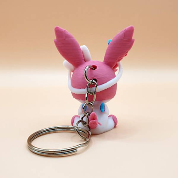 Sylveon z druku 3D - brelok