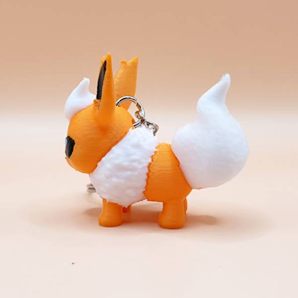 Flareon z druku 3D - brelok