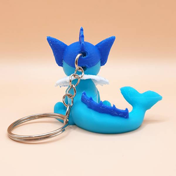 Mononoke Vaporeon z druku 3D - brelok