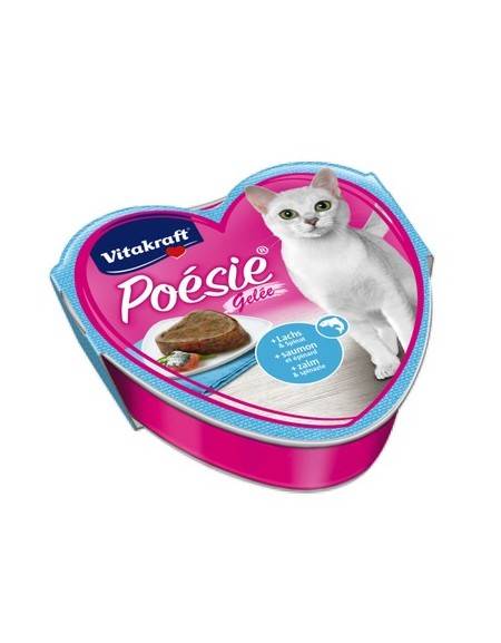VITAKRAFT POESIE SERCA ŁOSOŚ/SZPINAK 85G/KOT Gal.