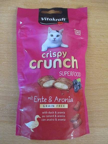 VITAKRAFT CAT CRISPY CRUNCH kaczka/aronia 60 g