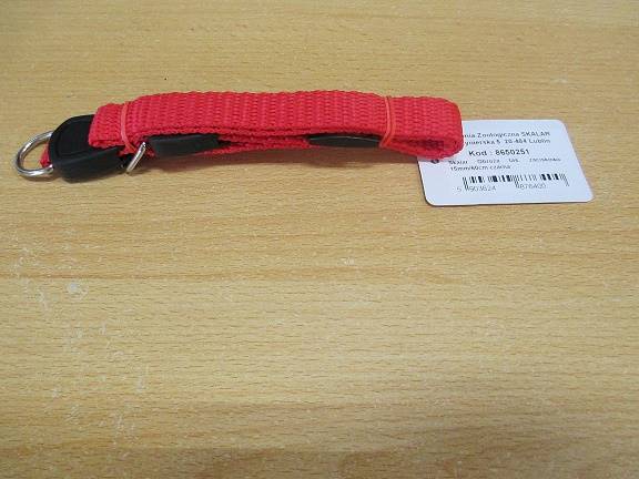 S.OBROŻA TAŚMA zaciskowa 15mm/60cm czerwona
