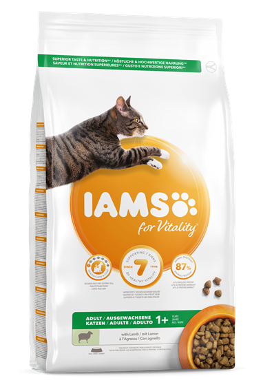 IAMS CAT 10KG ADULT lamb