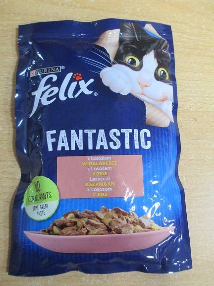 FELIX  85g FANTASTIC Z ŁOSOSIEM w galaretce