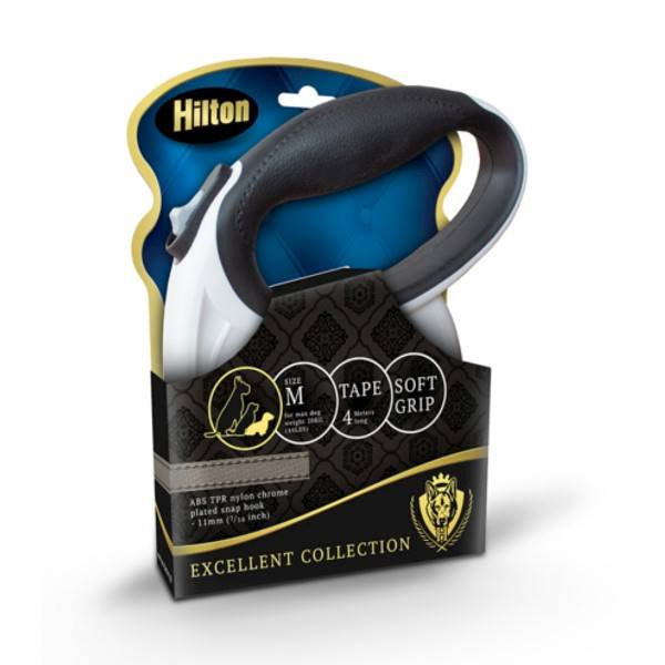 SMYCZ AUTOM.HILTON TAŚMA 4m/20kg BIAŁO-CZARNA