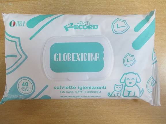 CHUSTECZKI MOKRE 40szt RECORD CHLORHEKSYDYNA