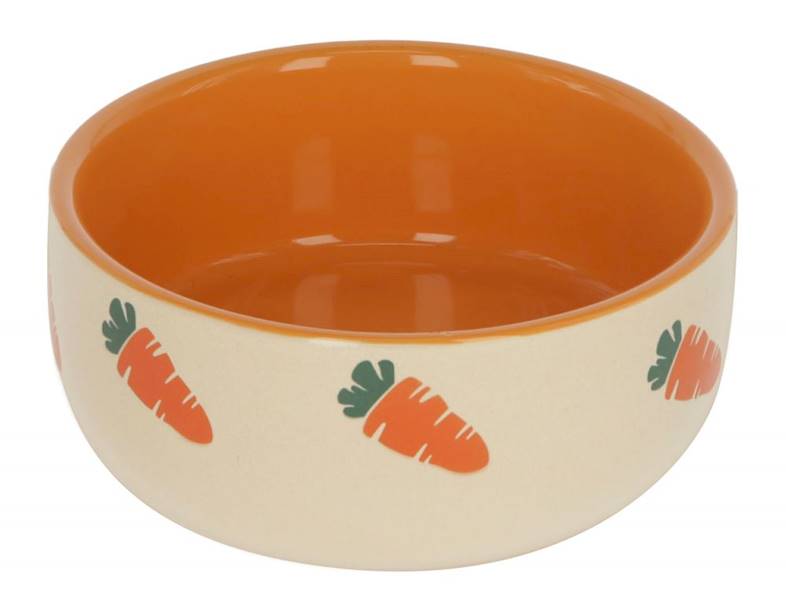 MISKA CERAMICZNA DLA CHOMIKA 100ml marchewki