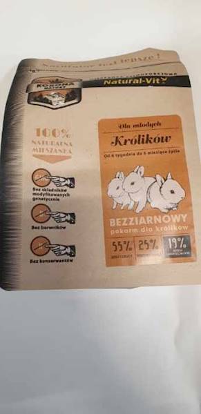 C.Mieszanka Korona Natury Królik junior 750g