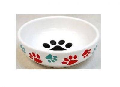 MISKA CERAMICZNA DLA PSA/KOTA W ŁAPKI 14x4,5cm