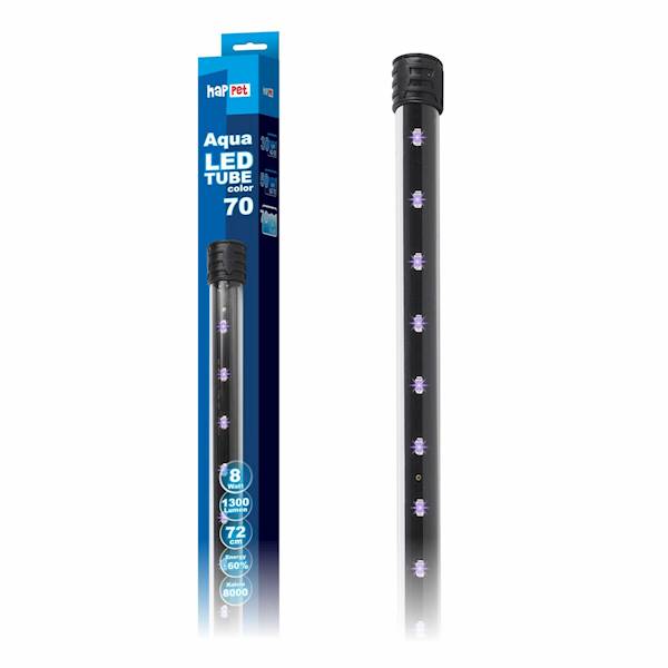 OŚWIETLENIE AQUALED TUBE COLOR 8W/72cm HAPPET