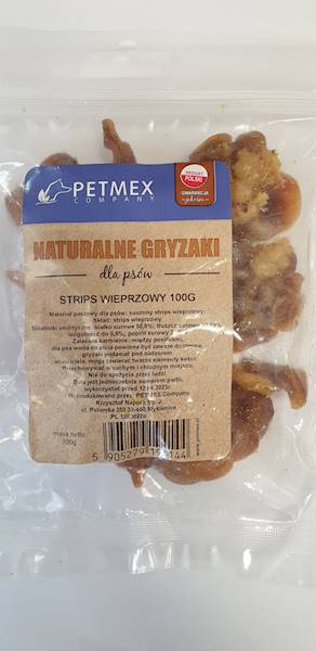 PRZYSMAK PETMEX STRIPS WIEP. GRYZAK NATURAL 100g