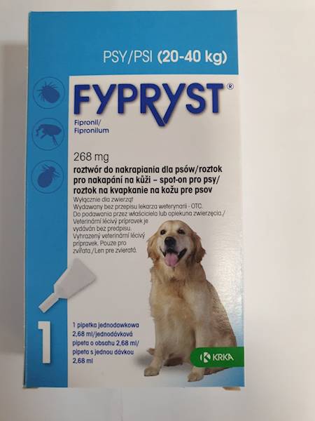 KROPLE FYPRYST 2,68ml L 20-40kg