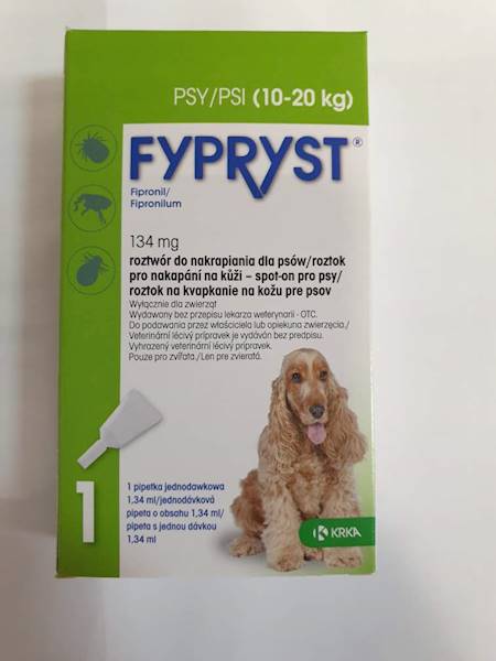 KROPLE FYPRYST 1,34ml M 10-20kg
