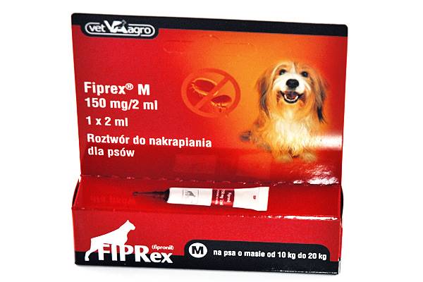 krople FIPREX "1" - M (10-20kg)
