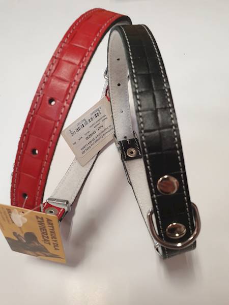 S.OBROŻA SKÓRA FILC 14mm/36cm czerwona