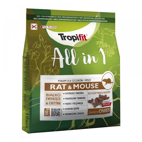 TROPIFIT ALL IN 1 RAT & MOUSE 500g#