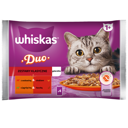 WHISKAS (4x85g) SASZ.GAL.DUO MIX*
