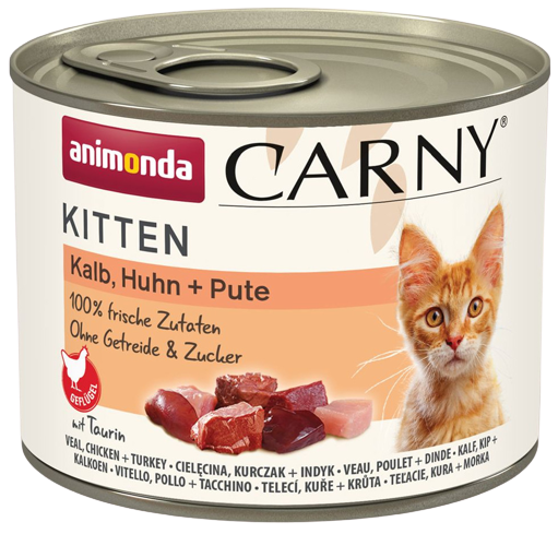 ANIMONDA 200g KITTEN CIEL/KURA/INDYK*