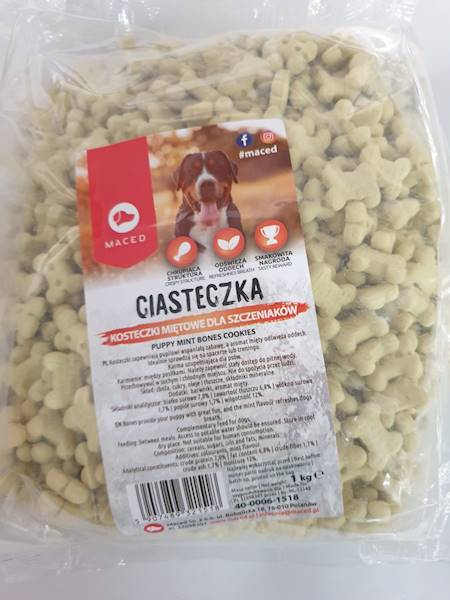 CIASTKA MACED 1kg KOSTKI MIĘTOWE