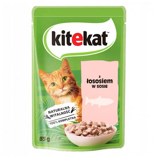 KITEKAT 85g ŁOSOŚ sos *