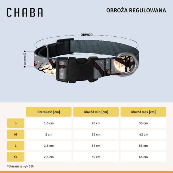 CHABA OBROŻA TAŚ.REGUL.S 20-33x1,6cm TRANSYLVANIA