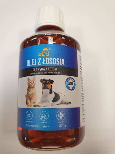 LAB-V OLEJ Z ŁOSOSIA dla psów i kotów 250ml