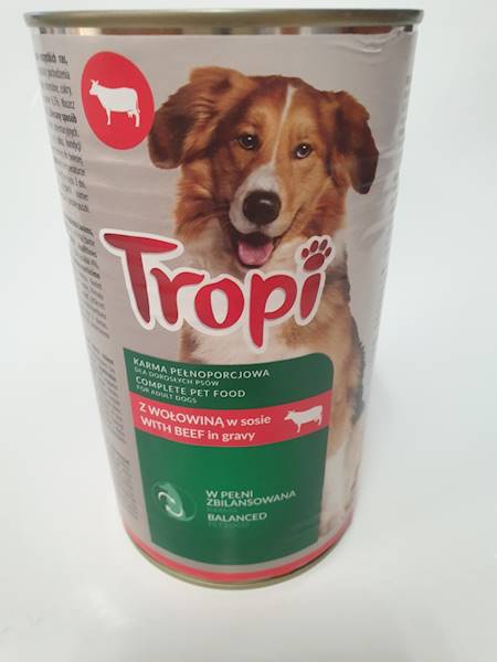 TROPI PIES - KAWAŁKI WOŁOWINY 1250g