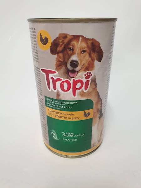 TROPI PIES - KAWAŁKI DRÓB 1250g