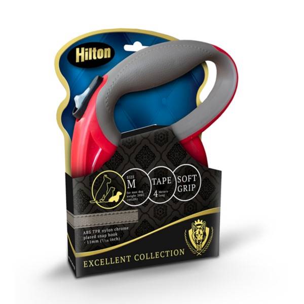 SMYCZ AUTOM.HILTON TAŚMA 4m/20kg CZERWONO-SZARA