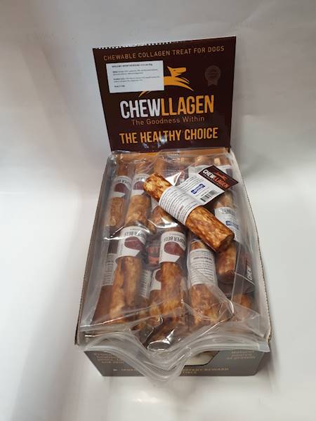GRYZAK WOŁOWY Z KOLAGENEM 12,5 cm 55g