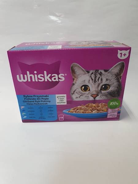 WHISKAS (12x85g) DANIA RYBNE W GAL.*