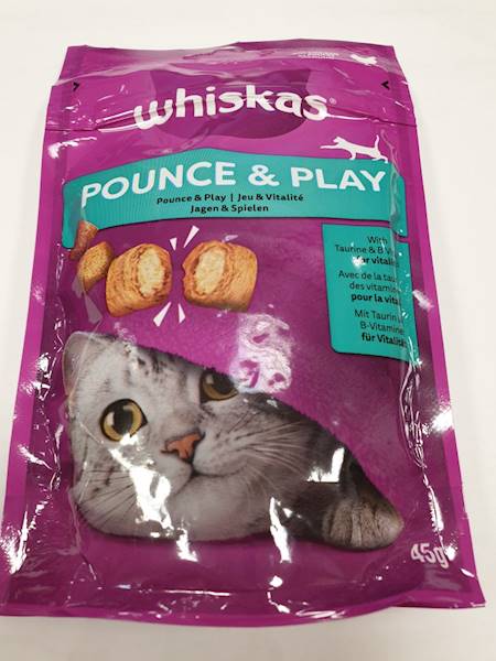 WHISKAS 45g PRZYSMAK VITALNOŚĆ KURA *