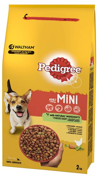 PEDIGREE MINI 2kgx6 DRÓB/WARZYWA *