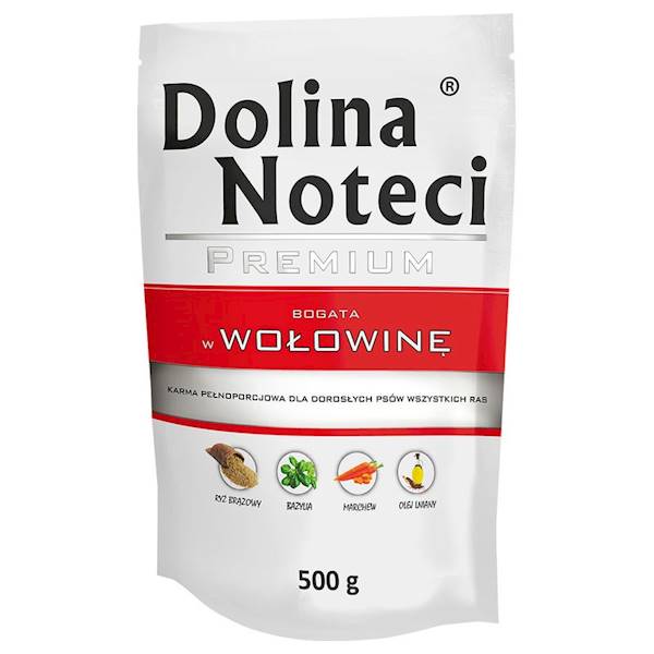 DOLINA NOTECI PIES 500g WOŁOWINA