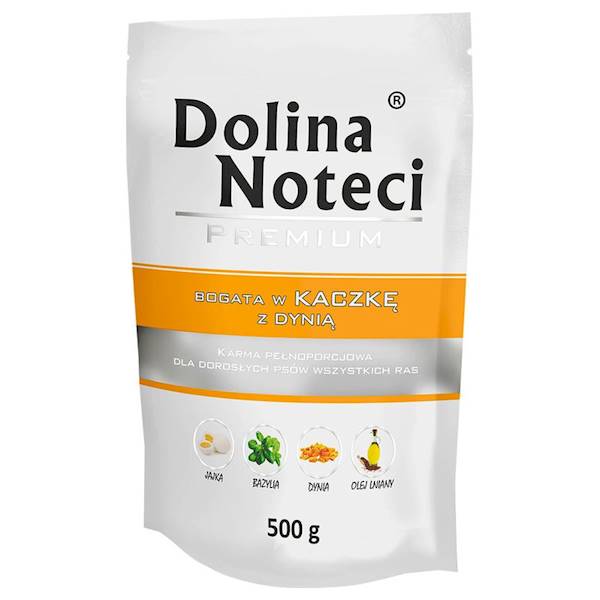 DOLINA NOTECI PIES 500g KACZKA I DYNIA 