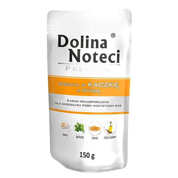 DOLINA NOTECI PIES 150g KACZKA Z DYNIĄ