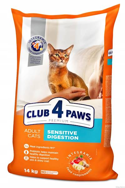CLUB 4 PAWS KOT PREMIUM wrażliwy przewód pok. 14kg