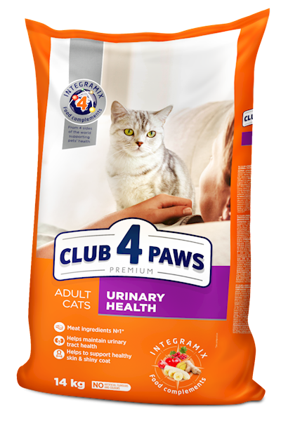 CLUB 4 PAWS KOT PREMIUM URINARY 14kg