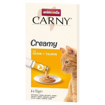ANIMONDA KOT CARNY CREAMY kurczak+tauryna 6x15g *