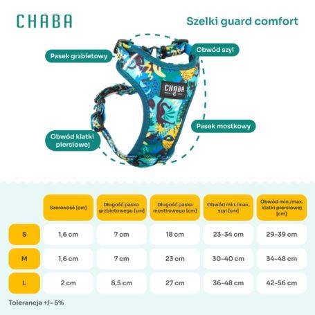 CHABA SZELKI MATERIAŁ. GUARD COMF.STORY L CARNIVAL