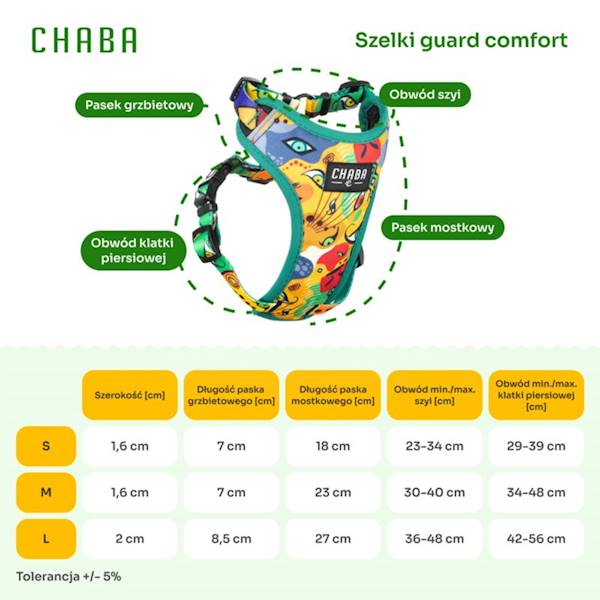 CHABA SZELKI MATERIAŁ. GUARD COMF.STORY L JUMBO