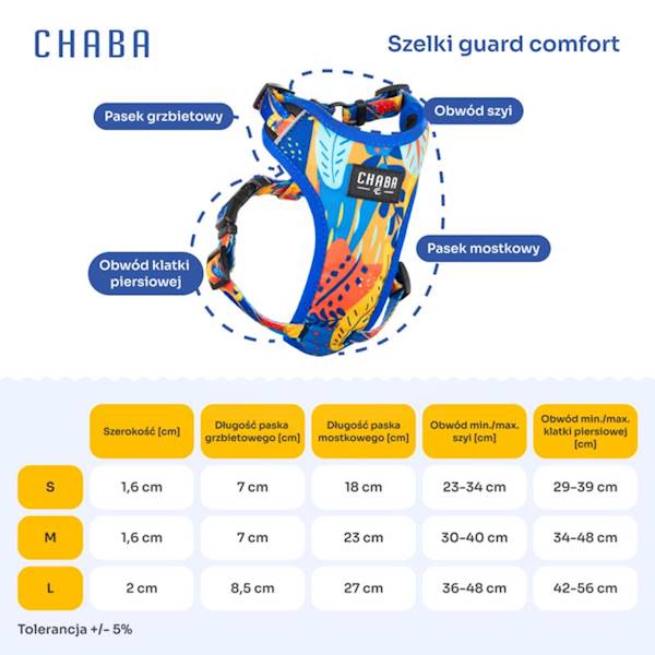 CHABA SZELKI MATERIAŁ. GUARD COMF.STORY S AUSSIE