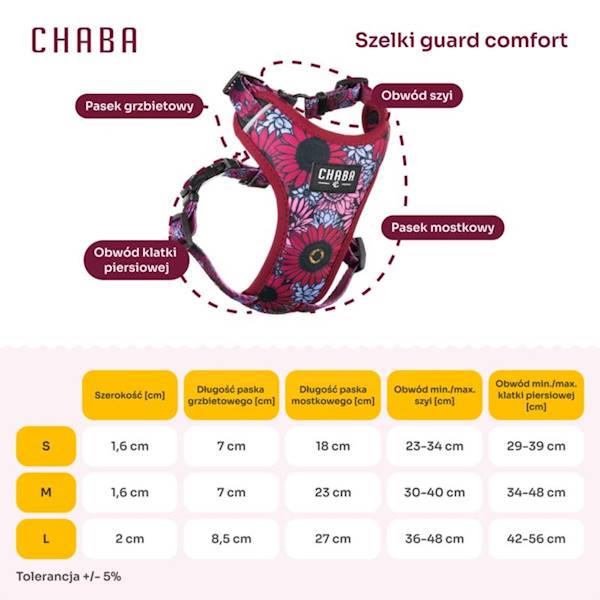 CHABA SZELKI MATERIAŁ. GUARD COMF.STORY M LAKOTA