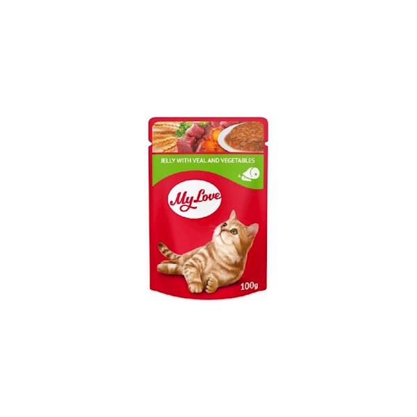 MY LOVE sasz. KOT CIELĘCINA Z WARZYW. W GAL. 100g
