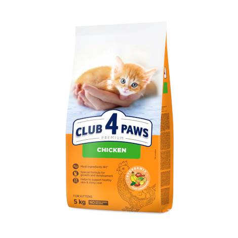 CLUB 4 PAWS KOCIĘTA PREMIUM KURA 5kg