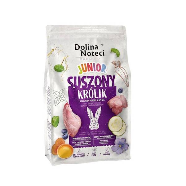 DOLINA NOTECI PIES JUNIOR 4kg SUSZONA KRÓLIK