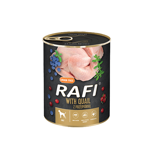 RAFI PIES 800g z przepiórką